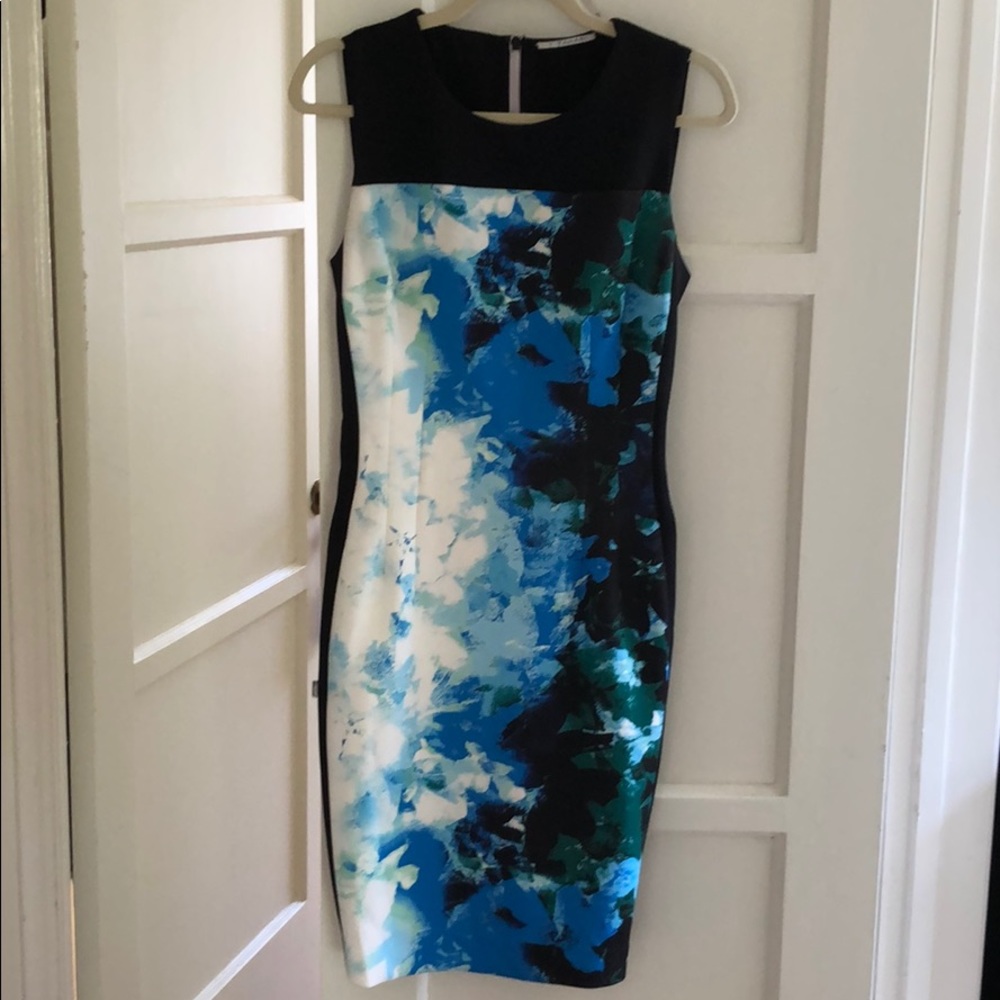 Tahari Flattering Floral Dress
